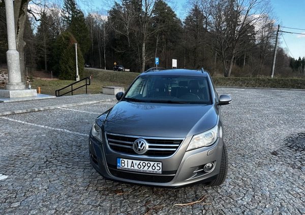 Volkswagen Tiguan cena 29300 przebieg: 293000, rok produkcji 2008 z Supraśl małe 79